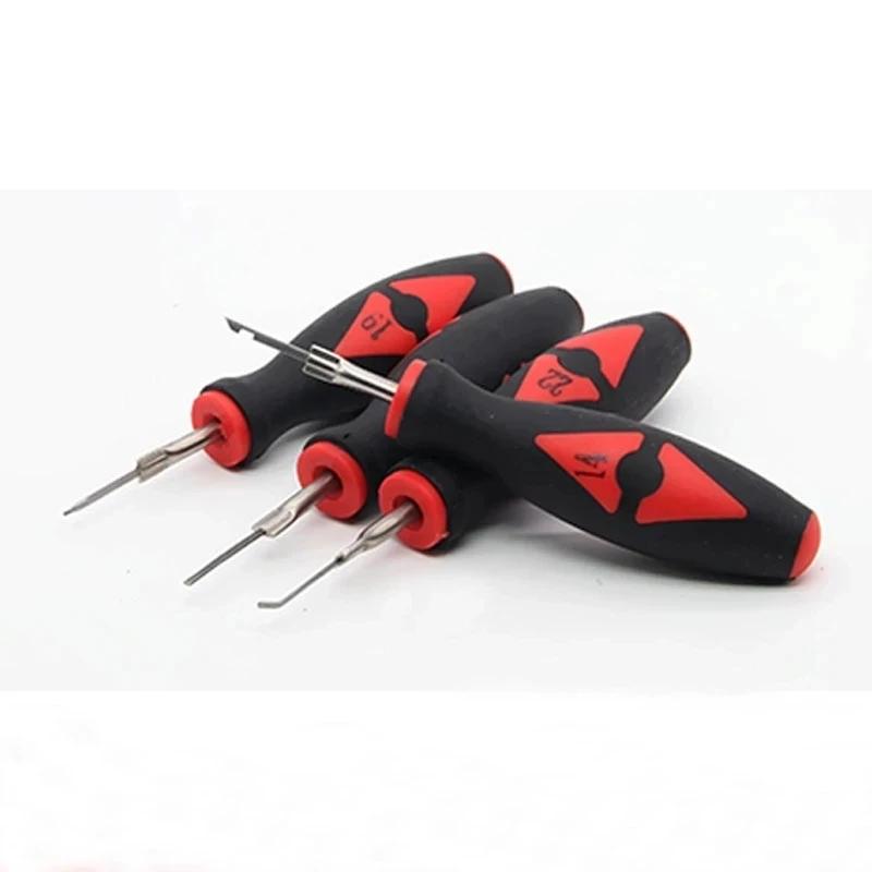 23Pcs/Set Universal Automotive Terminal Release Removal Remover Tool Kit Car Electrical Wiring Crimp Connector Pin Extractor Kit