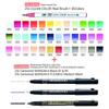 Kuretake Brush Pen Set: Clean Color Real Brush + MANGAKA with Pouch RBCN160/39V