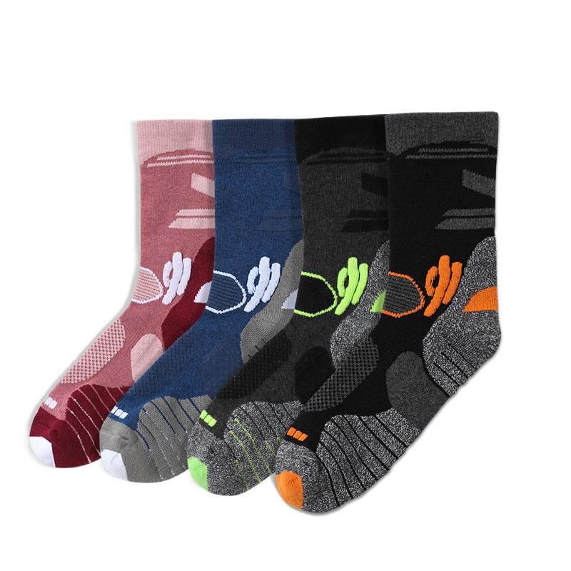 30% Merino Wool Thickened Mid-Calf Hiking & Camping Socks for Autumn/Winter