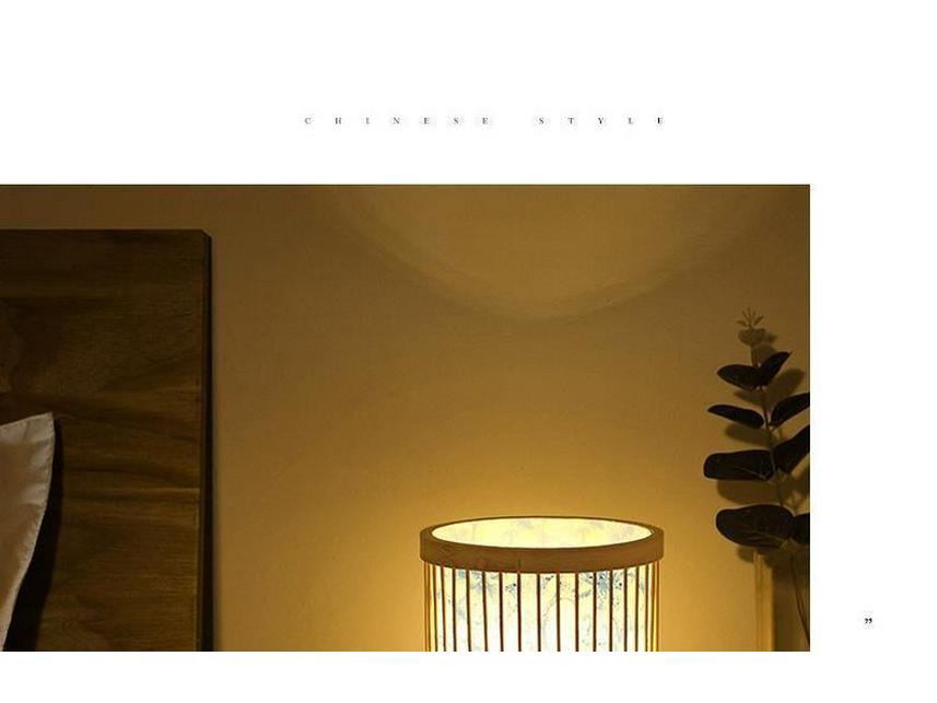 Chinese Zen Bamboo Weaving Table Lamp for Tea Room and Living Spaces