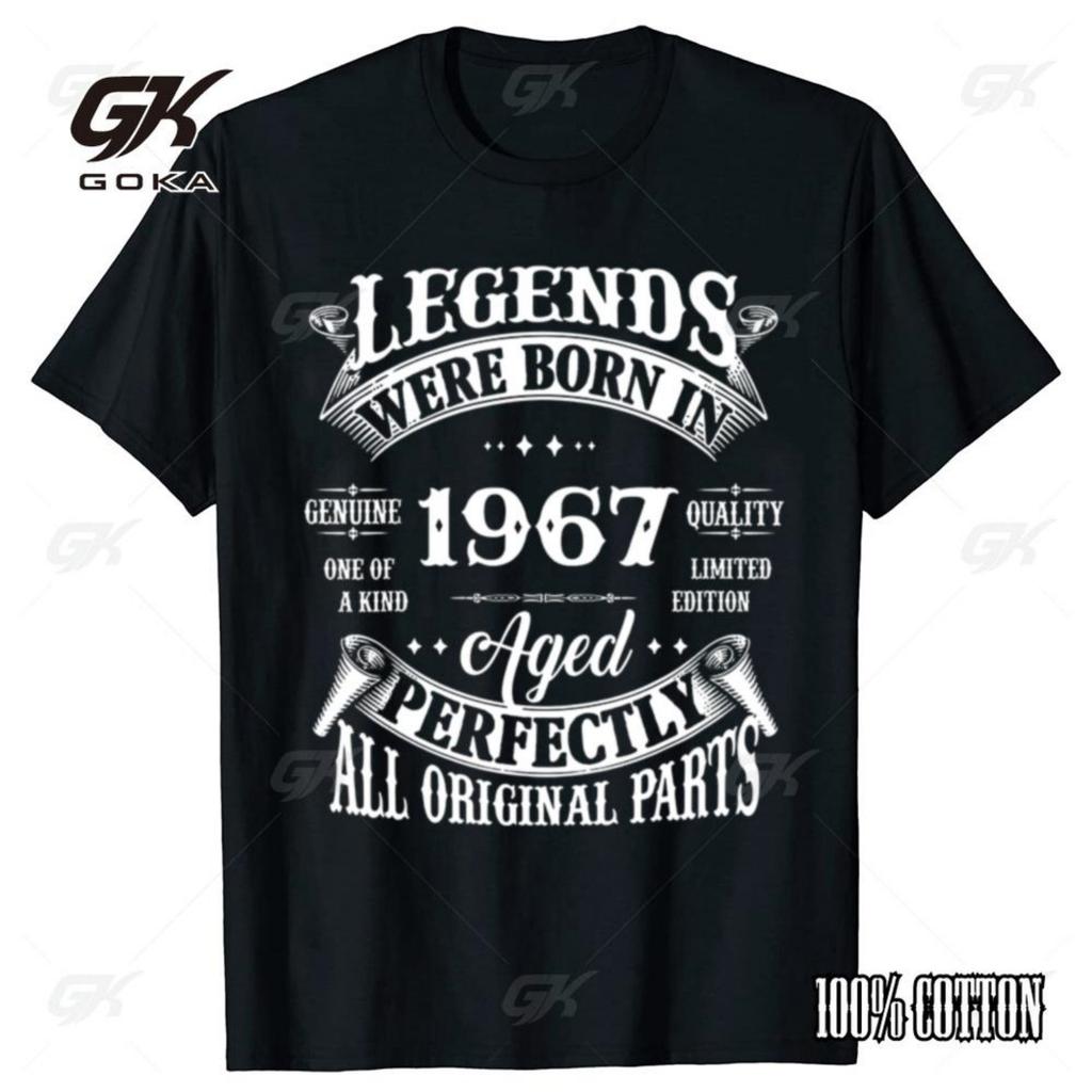 T-shirt Made In 1967 Regalo di Compleanno 58 Anni Divertente Unisex Grafica Moda Casual Nuova Cotone Manica Corta Girocollo T-shirt Harajuku