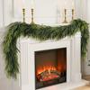 Festive Cedar Pine Garland with Lights for Christmas & New Year