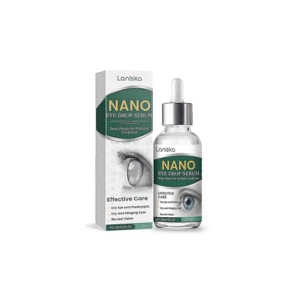 (1 Stück)Nano-Augentropfen-Serum, Natürliche Nano-Gleitmittel-Augentropfen für Trockene Augen und Alterssichtigkeit