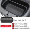 All Weather Cargo Liners for 2025 2026 Tesla Model Y Juniper Model 3 Trunk Mat Front and Rear Frunk Trunk Tray Mats Accessories