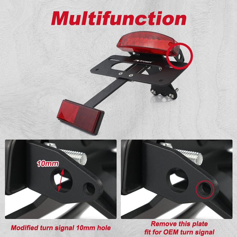 For KTM 790 Duke 2018-2026 DUKE 890 R DUKE 890 GP Rear Tail Tidy Fender Eliminator Kit Registration License Plate Holder Bracket