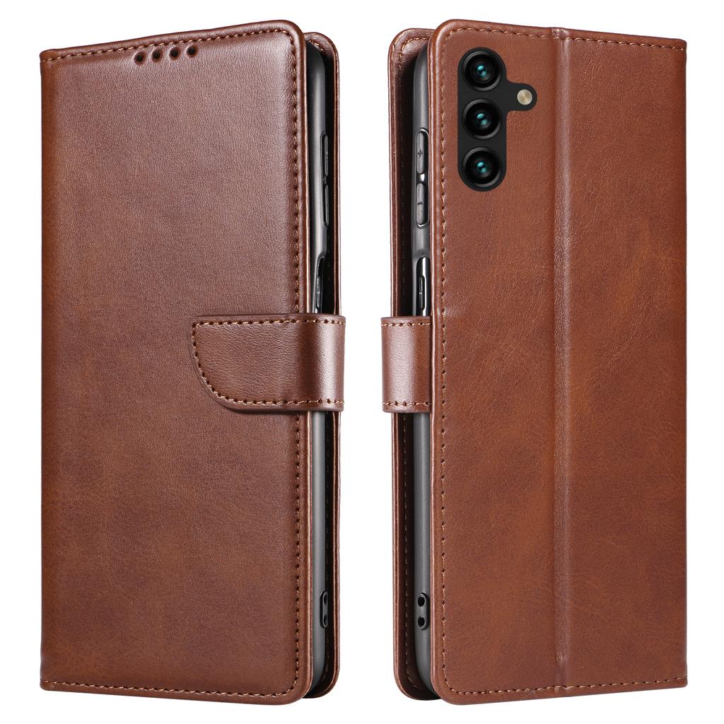 For Samsung Galaxy A04s 4G (164.7 x 76.7 x 9.1 mm)/A13 4G Cover Leather Phone Case Stand Wallet