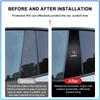 2Pc Car Center Pillar Badge Anti-scratch Protector Films Stickers For Opel crosa d astra h insignia astra j zafira b mokkaastra vivaro astra g