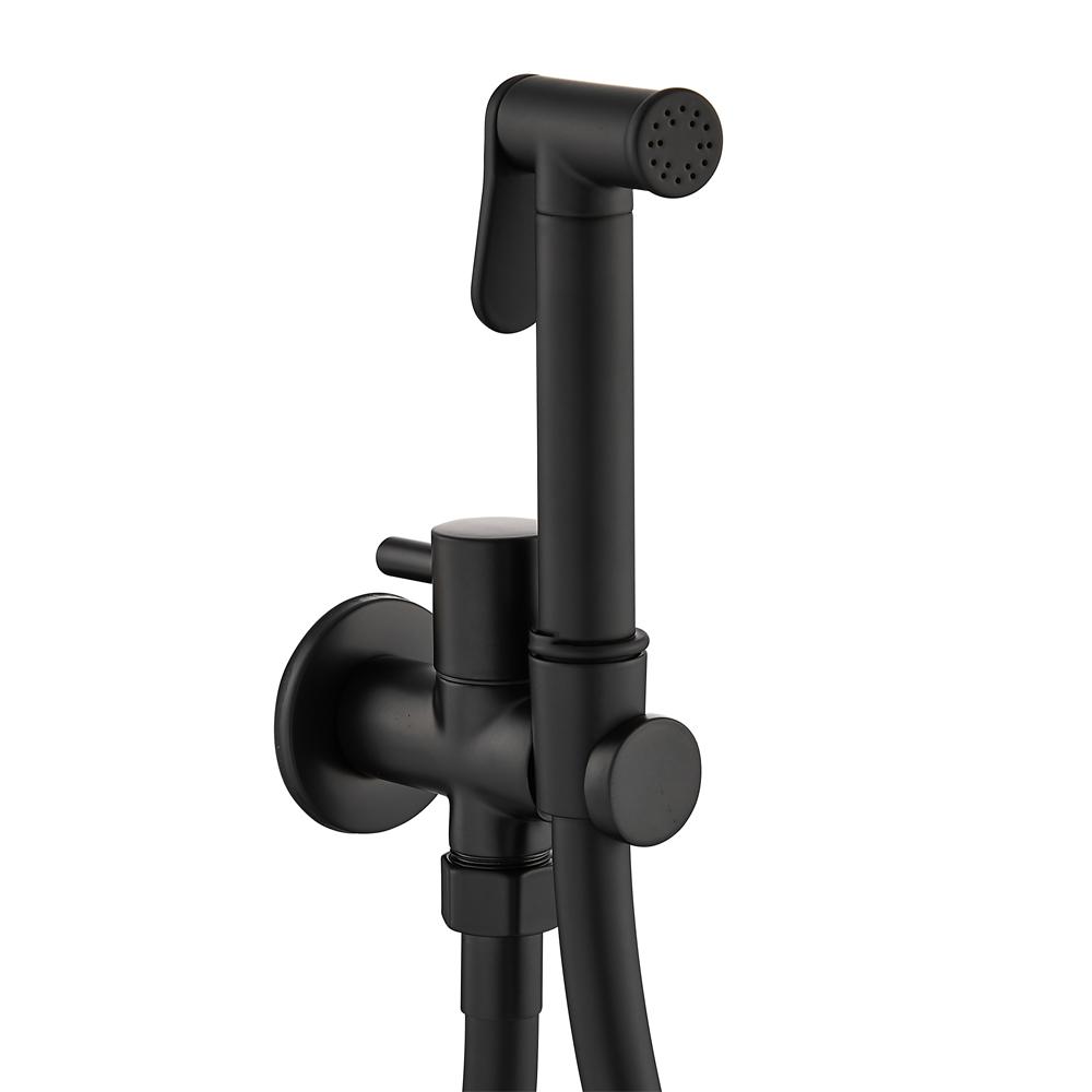 Toilet Brass Hand Held Bidet Spray Shower Head Douche Kit Shatta Copper Valve Bathroom Bidet Sprayer Jet Tap Holder Hose