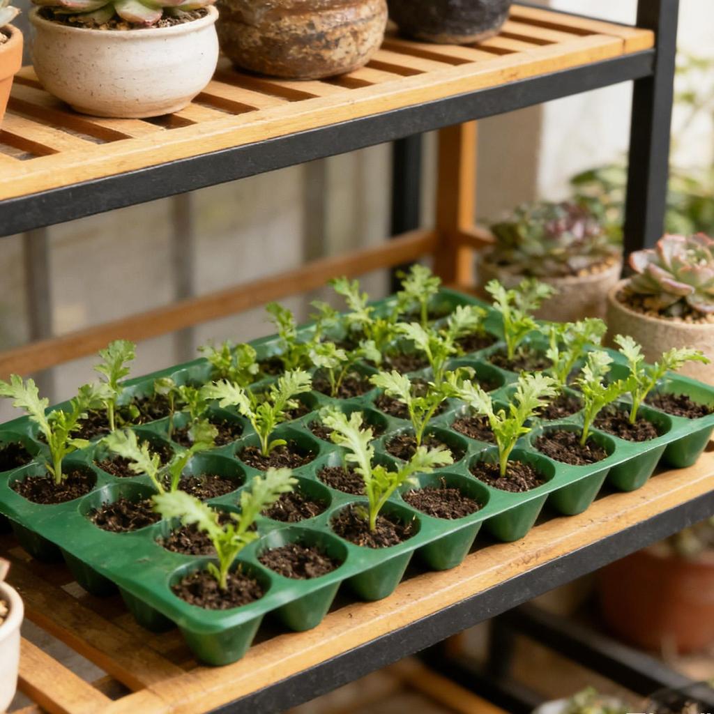 32-Cell Garden Plant Grow Box Seedling Nursery Pots Seed Germination Trays with Drainage Holes Propagation Seedling Starter