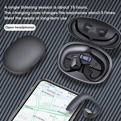 For Xiaomi 5.3 Air Conduction Bluetooth 5.3 Headphones Noise Reduction Sports Waterproof Wireless Earphones Ear Hooks Headsets