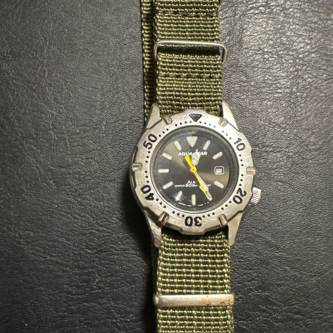 1993 Vintage Rare Alba Field Gear Rotating Bezel