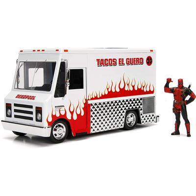 Il camioncino del cibo Deadpool a Hollywood 1:24 Veicolo pressofuso