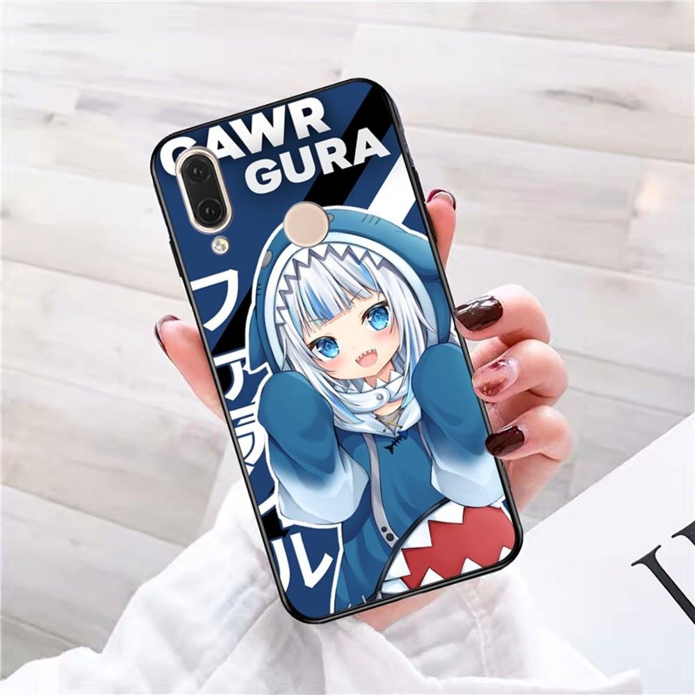 Gawr Gura Phone Case For Redmi 5 6 7 8 9 10 plus pro 6 7 8 9 A GO K20 K30 K40 pro plus F3 Fundas