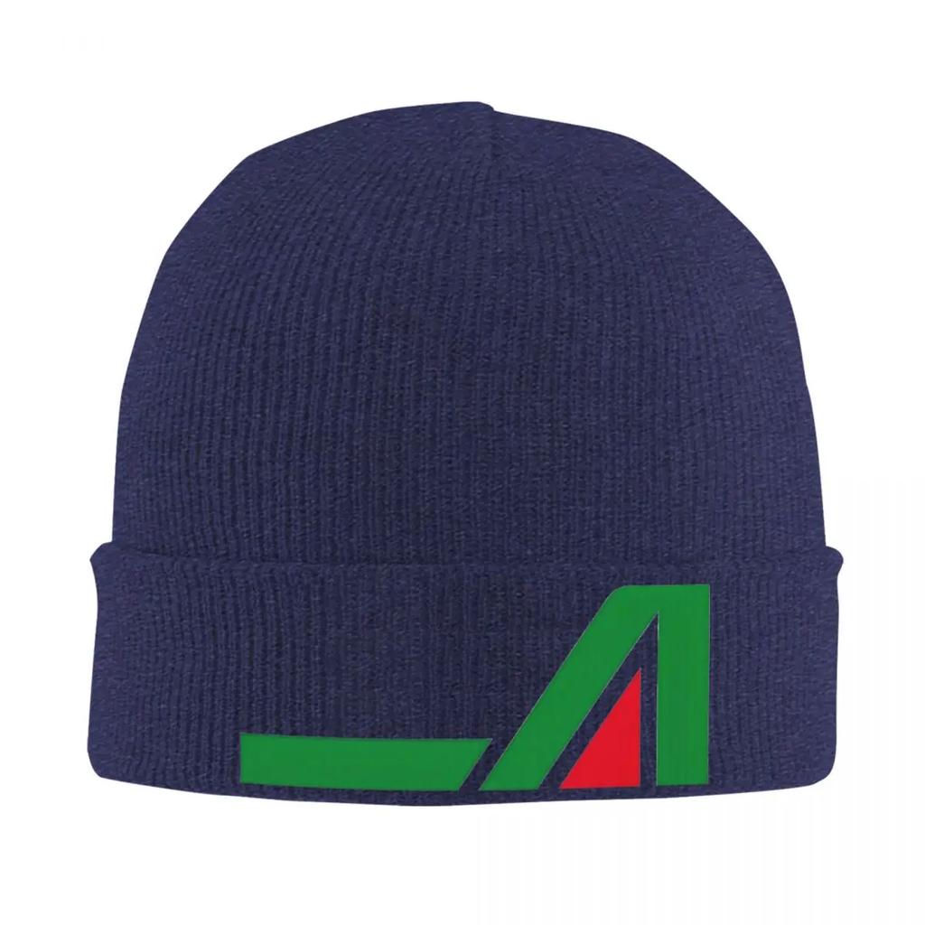 Alitalia Rally Knit Hat Beanies Autumn Winter Hat Warm Acrylic Hip-hop Cap for Men Women Gifts