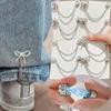Zinc Zinc Alloy Magnetic Fixed Button Multi-Function Shorten Trouser Clip  Clothing Accessories