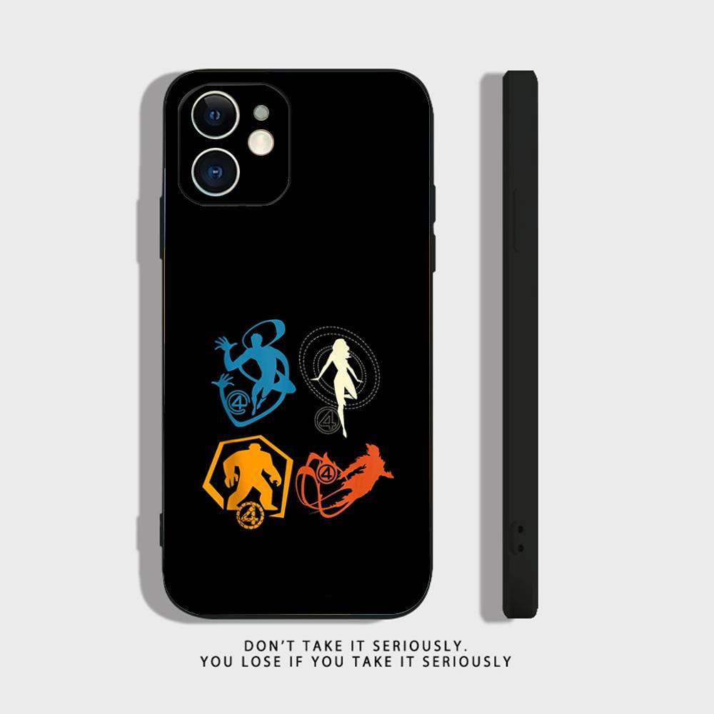 

Чохол для телефону F-FANTASTIC-FOUR-4 Для iPhone 17 16,15,14,13,12,11,Pro,XS,Max,XR,Plus,Mini М який силікон Чорний Ударостійкий iPhone12PROMAX