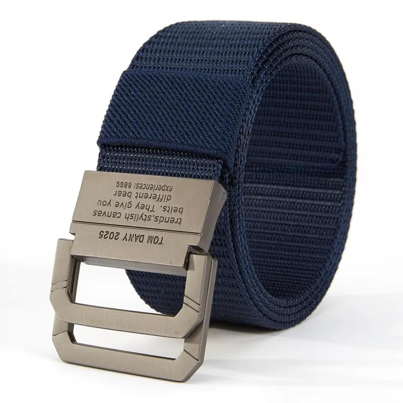 Men Belt Nylon Tactical Army Canvas Casual Designer Jeans Belt for Men Military Sports Outdoor Straps Plus Size 120 130 160cm