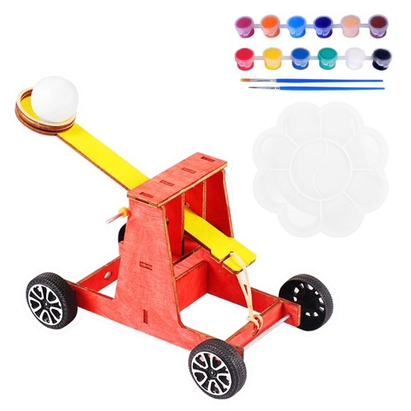 

Children Science Educational Toy Hands on Assembly Wooden Physics Experiment Model for Kids Students STEAM Learning