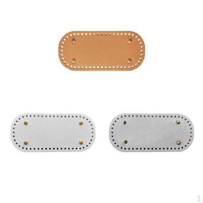 Leder DIY Taschen Bodenmatte Einlage Ersatz Weiß Braun Silber