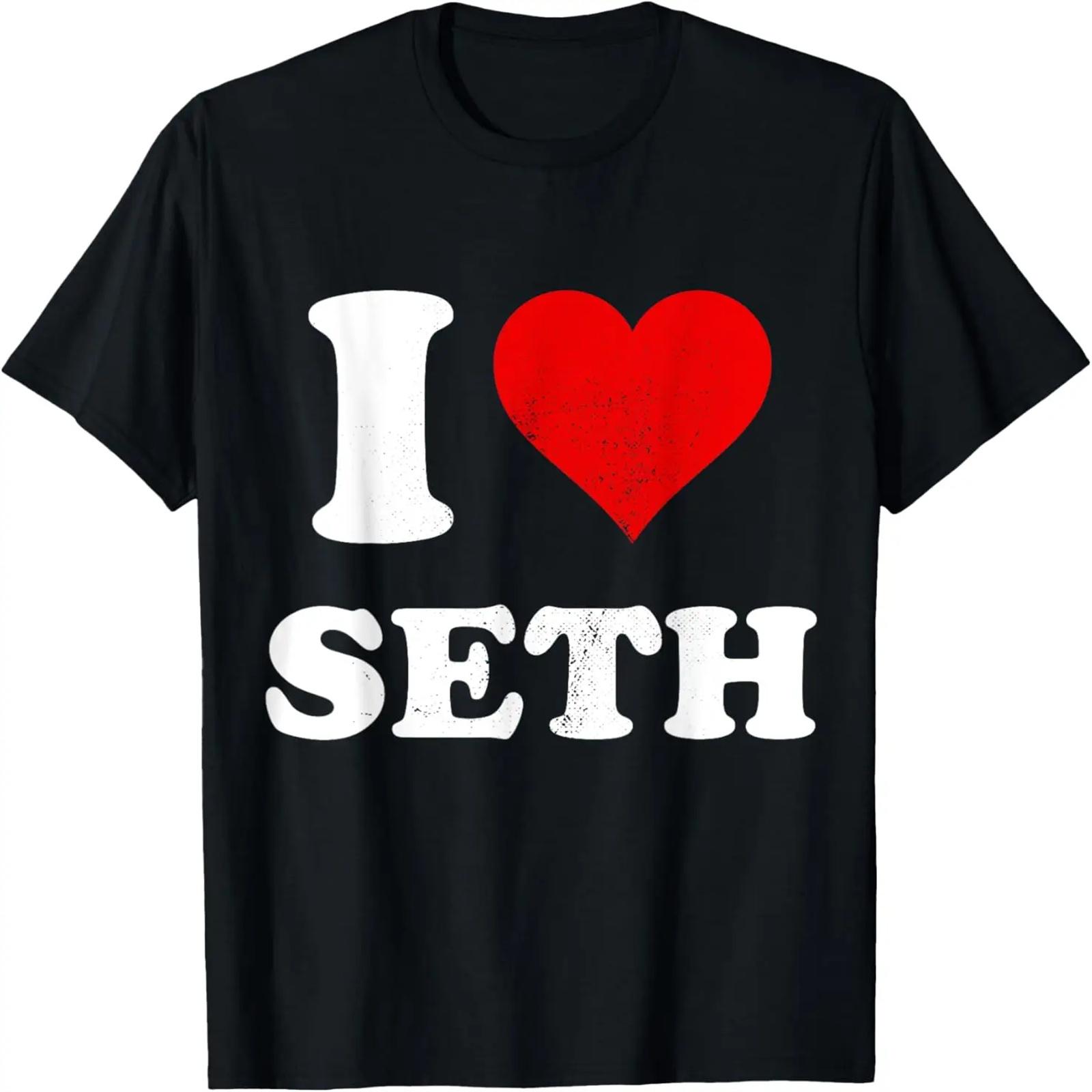 

Оригинальная футболка I Love Seth I Heart Seth XXXXXL чёрный