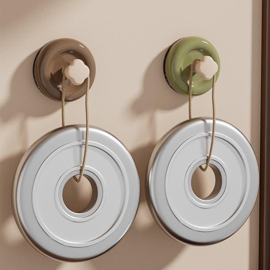 Suction Cup Hook Wall Mounted Hook Bag Key Hanger No Drilling Installation Heavy Duty Hanger for Kitchen Bathroom Bedroom