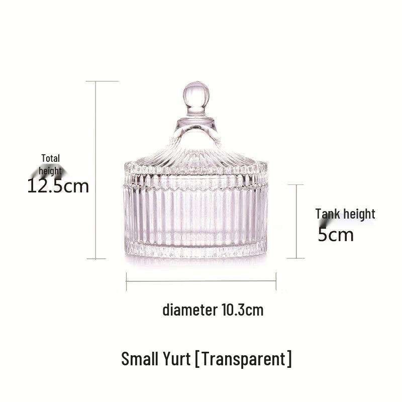 Qianxing Crystal Glass Storage Jar Set