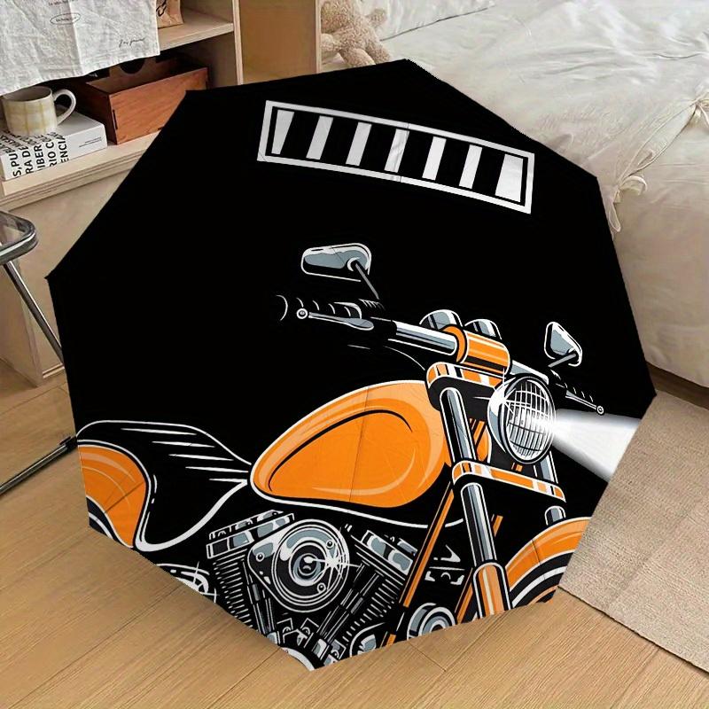 1pc MotorcycleHeadlight Themed High-quality Umbrella,Automatic Opening and Closing Umbrella,Multi-functional Umbrella G0811002