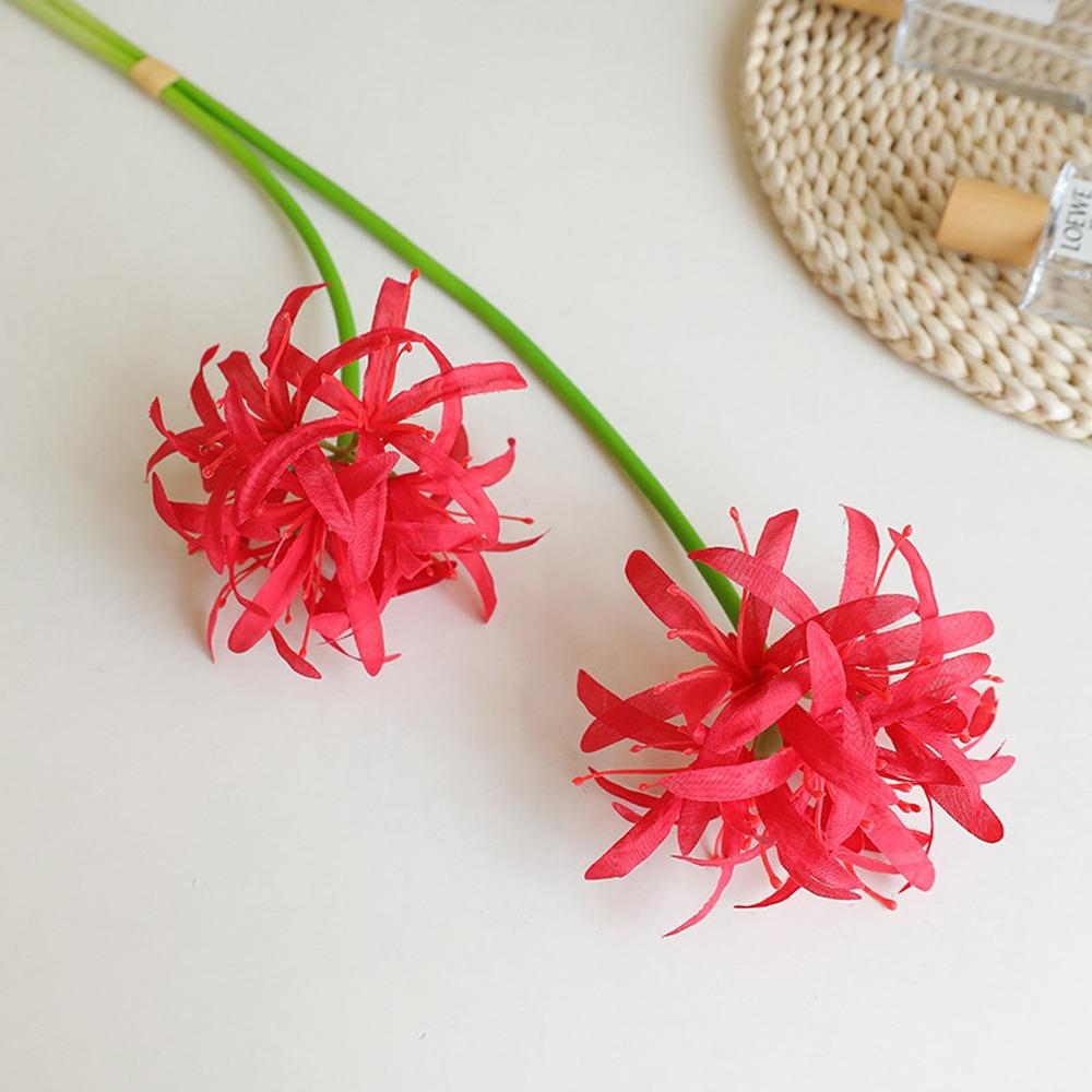 

Реалистичная имитация цветка ликориса 2 головки искусственные цветы декор для сада на открытом воздухе красный