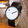 Mode Minimalistische Uhren Herren Kreatives Design Punkt und Linie Einfache Stilvolle Quarz-Armbanduhren Unisex Lederuhr Reloj Hombre