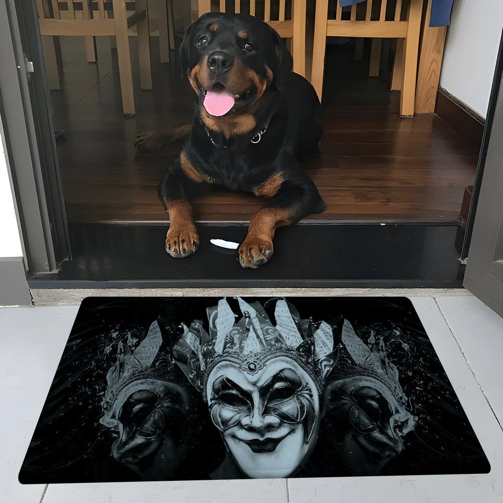 DJ Boris Brejcha Door Mat Washable Non-Slip Living Room Sofa Chairs Area Mat Kitchen Doormat Area Rug