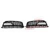 2PCS Front Fog Lamp Black Grille Grill 8T0807681K 8T0807682K Fit A5 S-Line S5 2013-2016