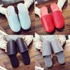 Home Indoor Slippers With Pu Material Anti Slip Waterproof For Couples