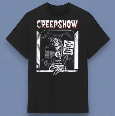 Unisex Kurzarm Rundhals Baumwolle T-Shirt Creepshow 1982 Horrorfilm