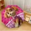 Cartoon Dog Umbrella with Automatic Open/Close & Self-8-Rib Heavy-Duty Umbrella, Compact Travel Umbrella Suitable for Outdoor