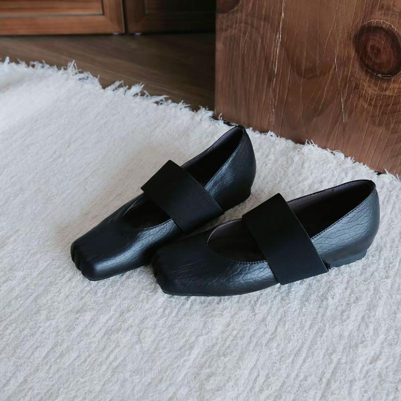 Superweiches Schaffell~ innere Höhenerhöhung 5cm Elefantenmuster leichte Mund Einzel Schuhe Retro Kälte Ballerinas Damen Mary Jane Schuhe