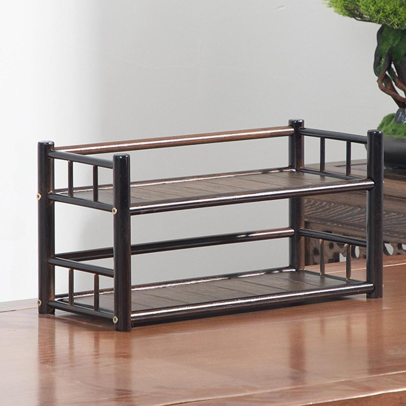 

Настольная стойка для демонстрации полок-органайзеров, многослойный орнамент, декоративная чайная утварь, специи, чайная столешница 2 Layer