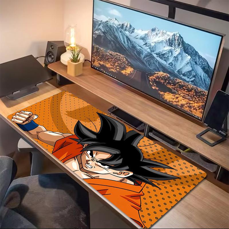 Dragon Ball Print Cushion Non-slip Laptop Tablet Big Mousepad XXL Mat Mini PC Playmat With Lock edge