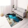 Deep CanyonRiver Boat Rug 3D Natural Scenery Living RoomCenterpiece Eco-Friendly Flooring Anti slip carpet can be machine washed