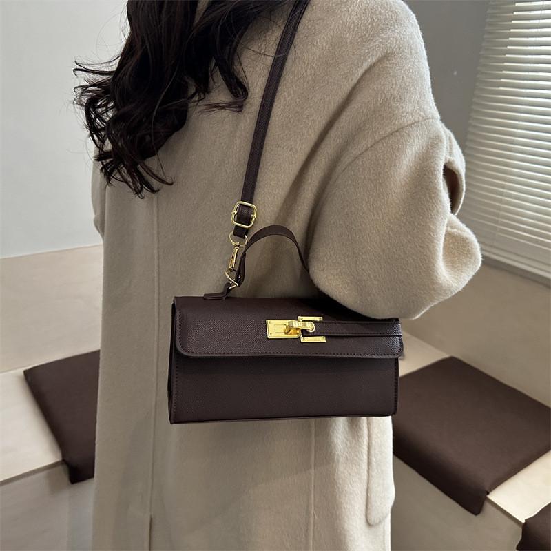 Pu Small Square Bag With Top Flap And Inner Phone Pocket For Daily Casual Use