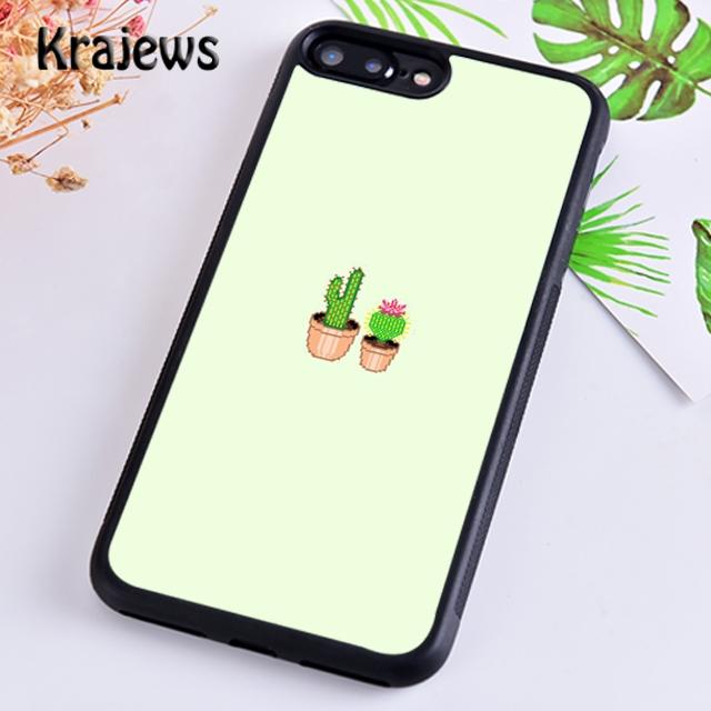 Candy Color Patterned Cactus Dinosaur Printing Soft Phone Case Cover For iPhone 14 5s SE 6s 7 8 plus X XR XS 11 12 13 pro max