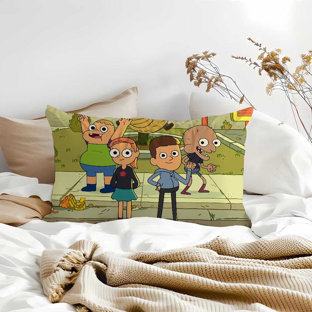 Cartoon C-Clarence Pillow Case Suitable For All Seasons Home Decoration Cushion Cover Suitable For Livingroom Bedroom Sofa
