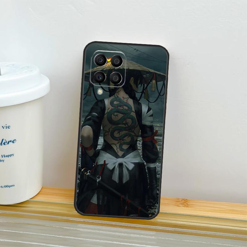 Samurai Warrior Geisha Case For Samsung Galaxy M21 M31 M11 M13 M54 M34 M14 M56 M36 M16 M53 M32 M52 M35 M55 M15 M06