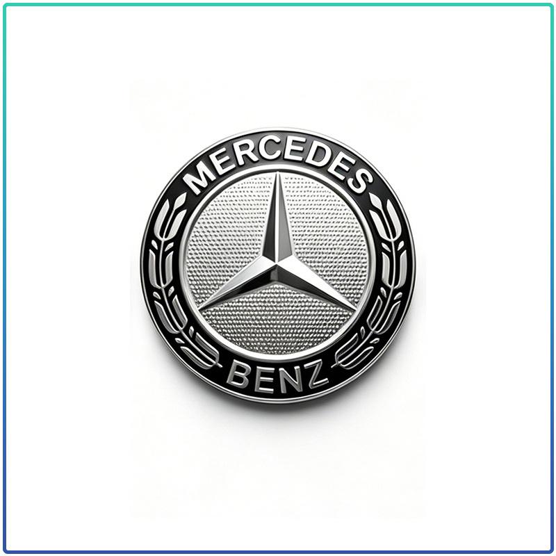 52MM AMG Affalterbach Tree Steering Wheel Emblem Sticker Glossy Resin Decor Decal Fit Mercedes Benz Sedan SUV Sports Car