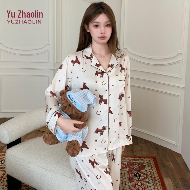 YUZHAOLIN Women s Summer Puppy Print Pajama Set XL