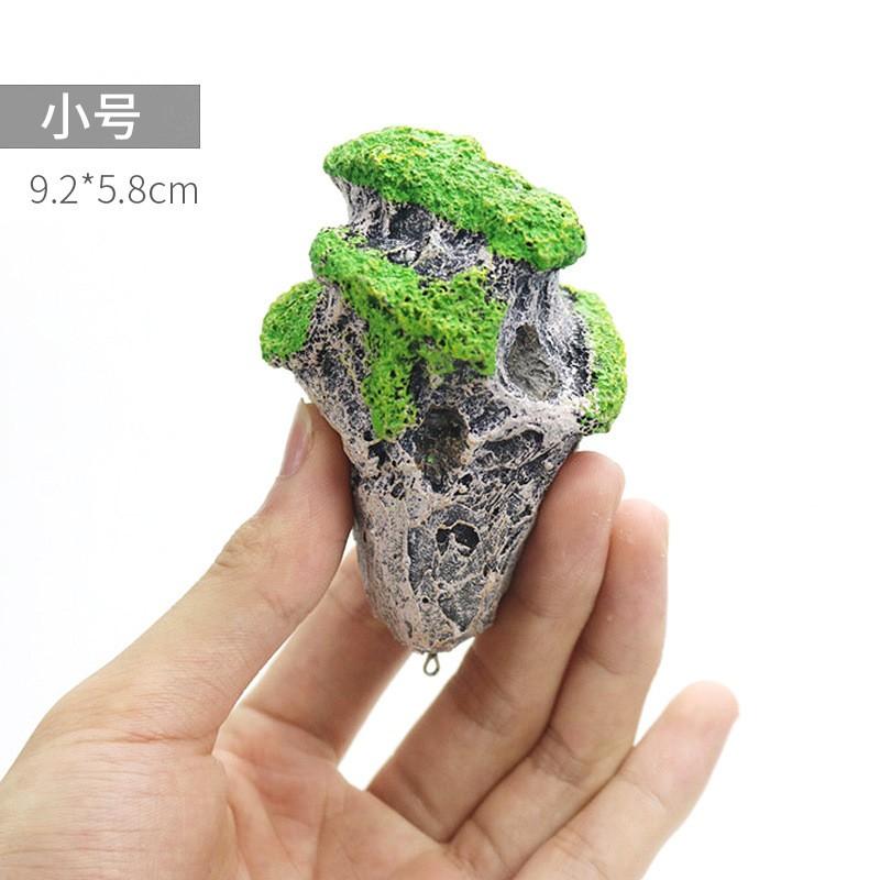 

Floating Stone Aquarium Simulation Decoration, Floating Stone Aquatic Plant Fish Tank Stone, Suspended Moss Stone. One Size зелений