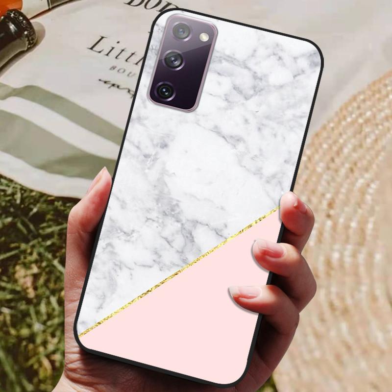 For Samsung Galaxy S20 FE S20FE Case Fashion Silicone Cover For Samsung S20 Fan Edition S20 Lite S 20 FE Phone Case Black Bumper
