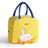 Kids Portable Insulated Thermal Picnic Food Cute Yellow Duck Lunch Bag Box Tote Food Fresh Cooler Bags Pouch for Children Bag