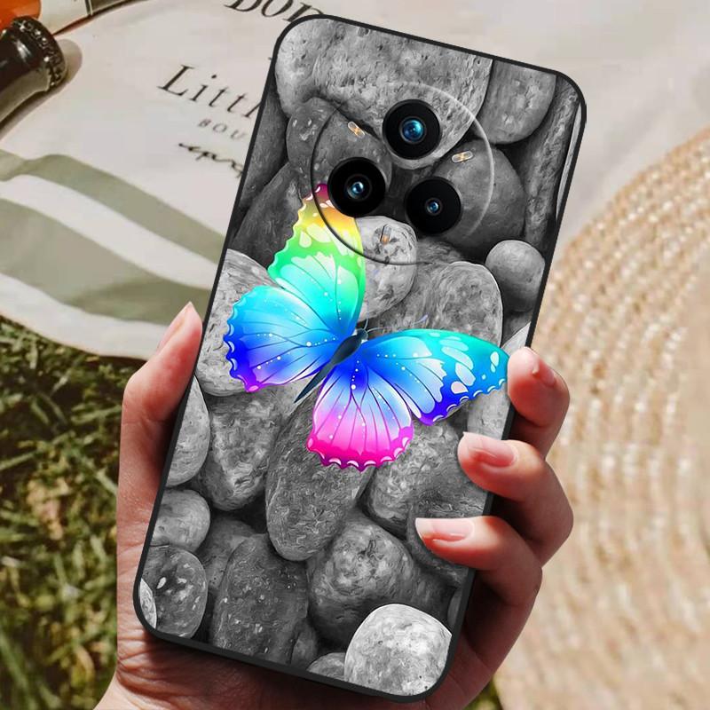Realme 14 Pro Plus Kılıfı Yumuşak TPU Silikon Arka Kapak Realme 14 Pro + Telefon Kılıfları Realme 14x 5G Global Sevimli Karikatür Kılıf