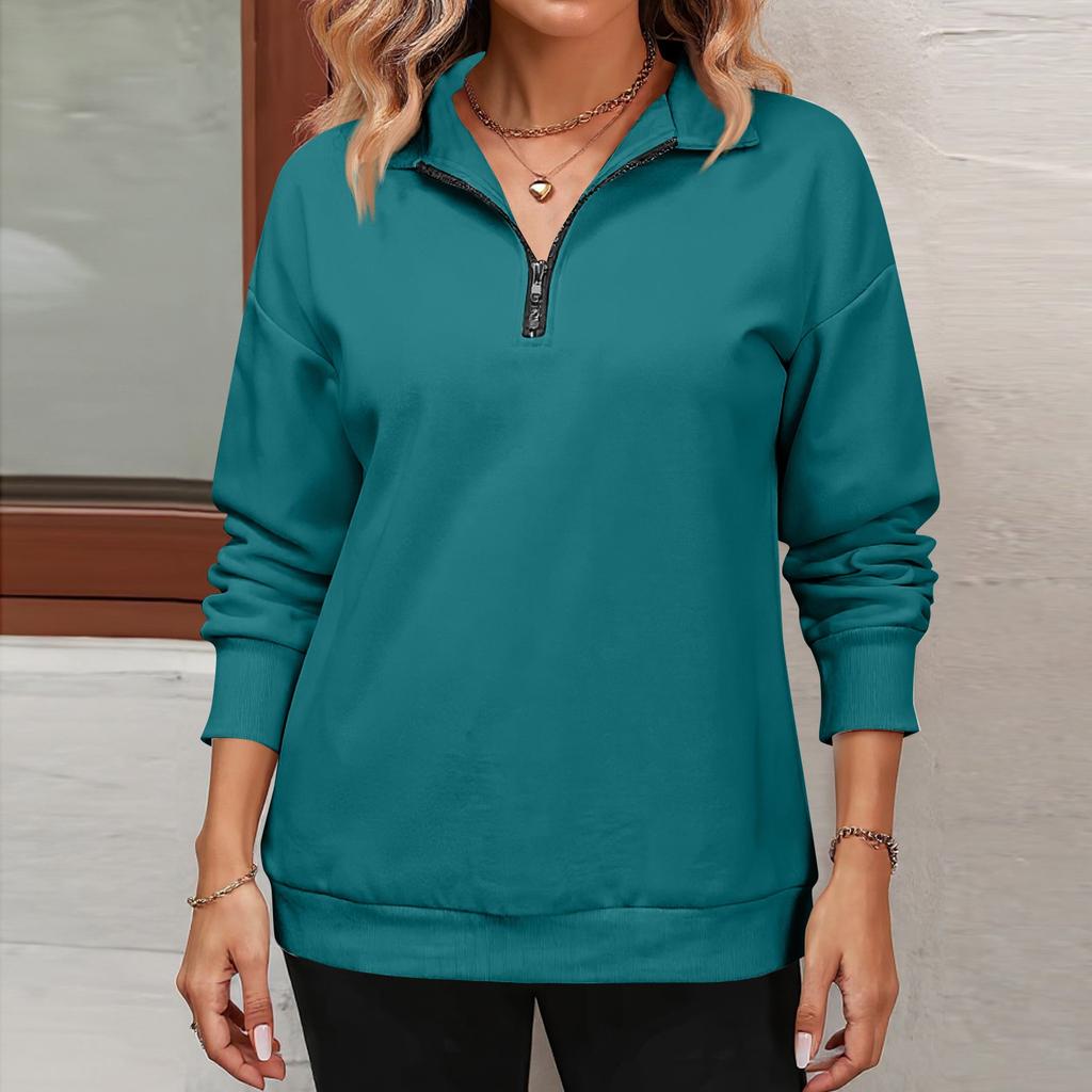 Women Tops Long Sleeve R-Neck Shirts Fall Fashion  Casual Business Tunic Blouses