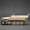 World War II German Army Sd.Kfz.251 Half-Track Armored Personnel Carrier Building Block Tank Scale Model—Learning Educational Toy for Boys  Girls